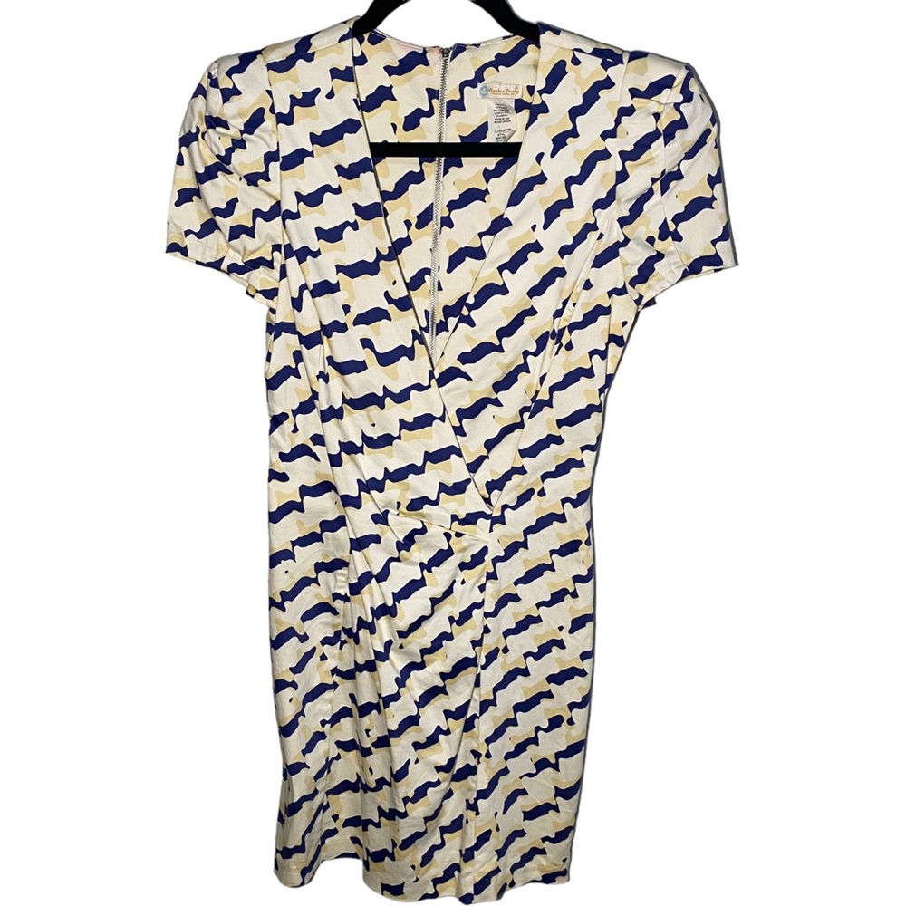 Rubber Ducky Productions‎ Womens Medium Short Sleeve Puff Sleeve Deep V Neck